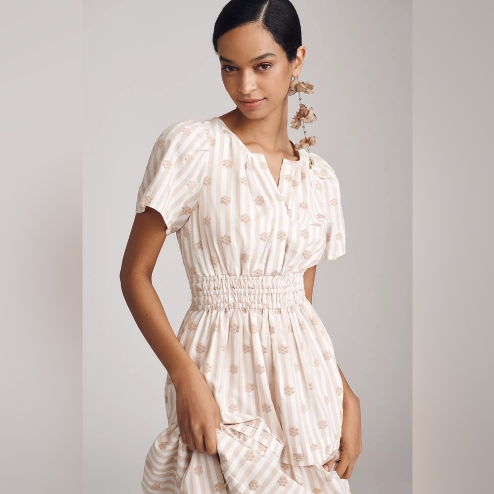 Anthropologie The Somerset Embroidered Floral Maxi Dress - Picture 3 of 3